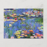 Monet - Water Lilies, 1916, Karte<br><div class="desc">Claude Monets berühmtes Bild,  Water Lilies 1916</div>