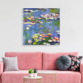 Monet Water Lilies 1916 Leinwanddruck (Insitu (Wohnzimmer))