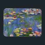 Monet Water Lilies 1916 Magnet<br><div class="desc">Monet Water Lilies Magnet 1916. Ölmalerei auf Leinwand aus dem Jahr 1916. Der französische Impressionist Claude Monet ist nach wie vor berühmt und beliebt für die Gemälde der Wasserlilie, die er in seinem Gartenteich in Giverny entwarf. Diese spezielle Wasserlilienmalerei stammt aus dem Jahr 1916 und zeigt Monets Bewegung in Richtung...</div>