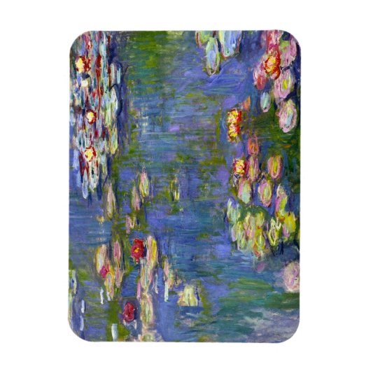 Monet Water Lilies 1916 Magnet (Vertikal)