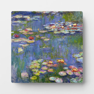 Monet Water Lilies 1916 Plaque Fotoplatte