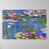 Monet Water Lilies 1916 Poster (Vorne)