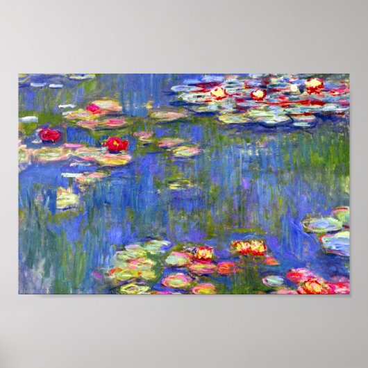 Monet Water Lilies 1916 Poster (Vorne)