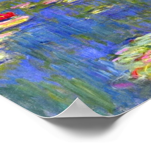 Monet Water Lilies 1916 Poster (Ecke)