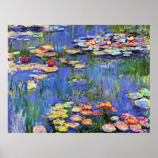 Monet - Water Lilies, 1916, Poster (Vorne)