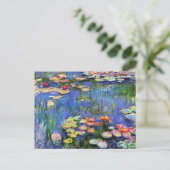 Monet - Water Lilies, 1916, Postkarte (Stehend Vorderseite)