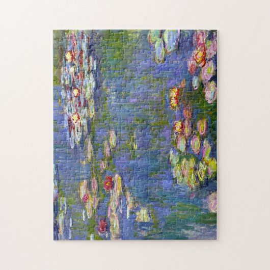 Monet Water Lilies 1916 Puzzle (Vertikal)