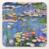 Monet - Water Lilies, 1916, Rechteckiger Pappuntersetzer (Vorderseite)