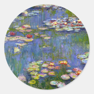 Monet Water Lilies 1916 Stickers