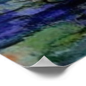 Monet Water lilies 1919 art Poster (Ecke)