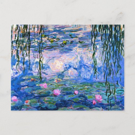 Monet - Water Lilies, 1919 Artwork Postkarte (Vorderseite)