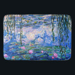 Monet, Water Lilies, 1919, Badematte<br><div class="desc">Water Lilies,  1919,  berühmtes Gemälde des Impressionisten Claude Monet</div>