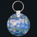 Monet: Water Lilies 1919, berühmtes Bild, Schlüsselanhänger<br><div class="desc">Claude Monet: Water Lilies,  1919,  schönes Kunstwerk</div>