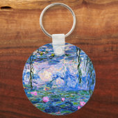 Monet: Water Lilies 1919, berühmtes Bild, Schlüsselanhänger (Vorderseite)
