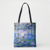 Monet: Water Lilies 1919, berühmtes Gemälde Tasche (Vorderseite)