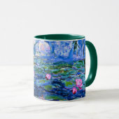 Monet: Water Lilies 1919, berühmtes Gemälde Tasse (VorderseiteRechts)