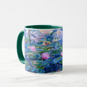 Monet: Water Lilies 1919, berühmtes Gemälde Tasse (Vorderseite Links)