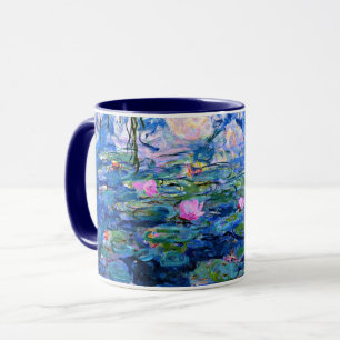 Monet: Water Lilies 1919, berühmtes Gemälde Tasse