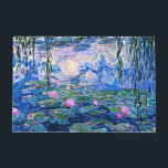 Monet: Water Lilies 1919 Fußmatte<br><div class="desc">Claude Monet: Water Lilies Red,  1919,  Impressionismus Kunstwerk</div>
