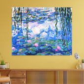 Monet - Water Lilies 1919, Leinwanddruck (Insitu (Wohnzimmer))