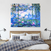 Monet - Water Lilies, 1919, Leinwanddruck (Insitu (Schlafzimmer))