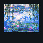 Monet - Water Lilies, 1919, Leinwanddruck<br><div class="desc">Claude Monets berühmtes Gemälde,  Water Lilies,  1919.</div>