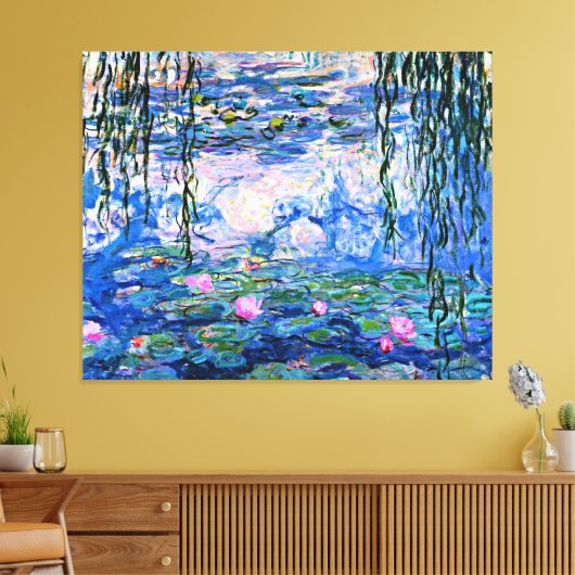 Monet - Water Lilies, 1919, Leinwanddruck (Insitu (Wohnzimmer))