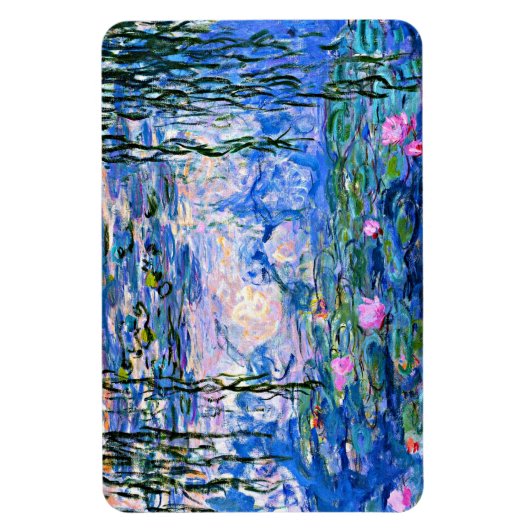 Monet - Water Lilies, 1919 Magnet (Vertikal)