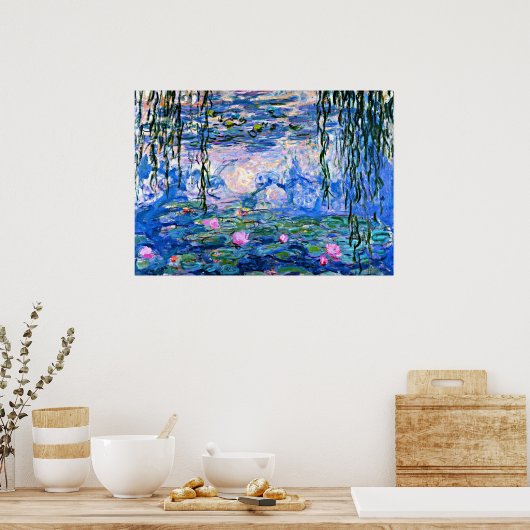 Monet: Water Lilies 1919 Poster (Küche)