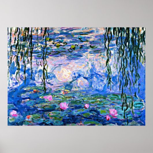 Monet: Water Lilies 1919 Poster (Vorne)