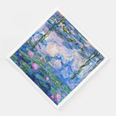 Monet - Water Lilies, 1919 Serviette (Ecke)