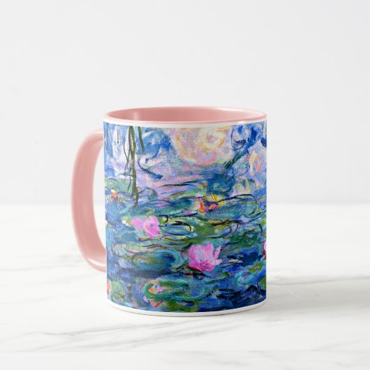 Monet: Water Lilies 1919 Tasse (Vorderseite Links)