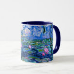 Monet: Water Lilies, 1919, Tasse<br><div class="desc">Claude Monet: Water Lilies, 1919, berühmtes Gemälde.</div>