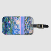 Monet - Water Lilies 1919 Vorlage Gepäckanhänger (Vorderseite (Horizontal))