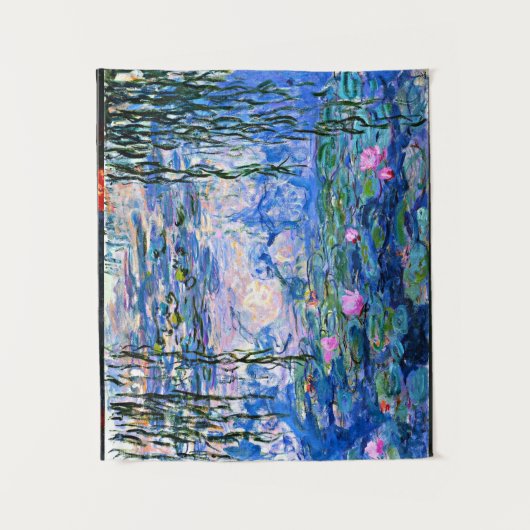 Monet - Water Lilies, 1919 Wandteppich (Vorderseite)