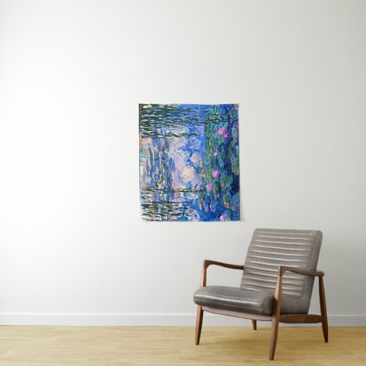 Monet - Water Lilies, 1919 Wandteppich (Beispiel)