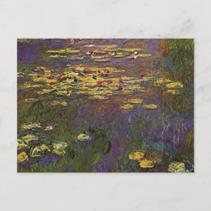 MONET Water Lilies 1920 Postkarte