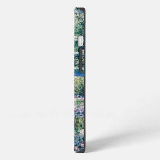 Monet - Water Lilies and Japanese Bridge, iPhone Hülle (Linke Seite)