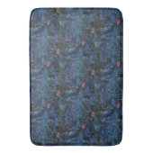 Monet Water Lilies and Reflections a Willow Badematte (Vorderseite Vertikal)