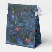 Monet Water Lilies and Reflections a Willow Geschenkschachtel (Rückseite)
