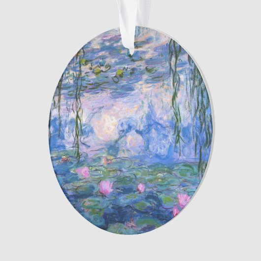 Monet - Water Lilies arwork, 1919 Ornament (Vorderseite)