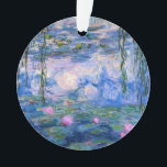 Monet - Water Lilies arwork, 1919 Ornament<br><div class="desc">Claude Monet - Water Lilies,  1919,  berühmtes Bild.</div>