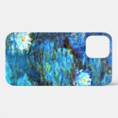 Monet - Water Lilies (blau), berühmtes Gemälde,  Case-Mate iPhone Hülle (Rückseite (Horizontal))