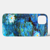 Monet - Water Lilies (blau) Case-Mate iPhone Hülle (Rückseite (Horizontal))
