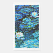 Monet, Water Lilies, Blau, Serviette (Vorderseite)