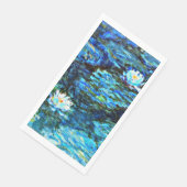 Monet, Water Lilies, Blau, Serviette (Ecke)
