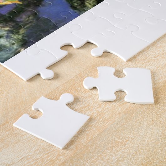 Monet - Water Lilies, Blue Indigo Puzzle (Seite)