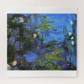Monet - Water Lilies, Blue Indigo Puzzle (Horizontal)