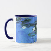 Monet - Water Lilies, Blue Indigo, Tasse (Links)