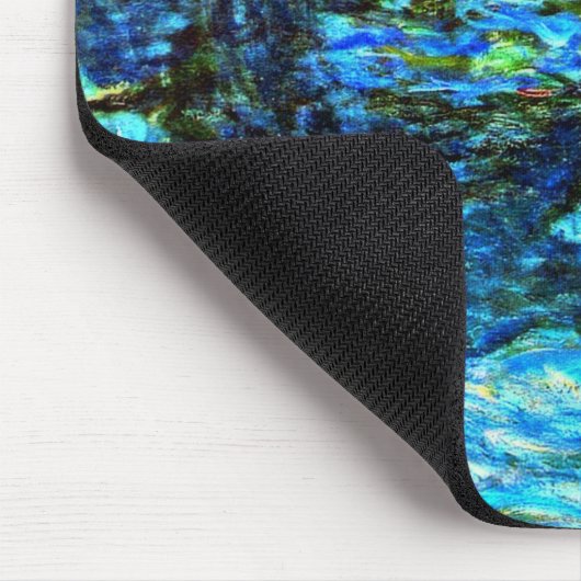 Monet - Water Lilies Blue Mousepad (Ecke)